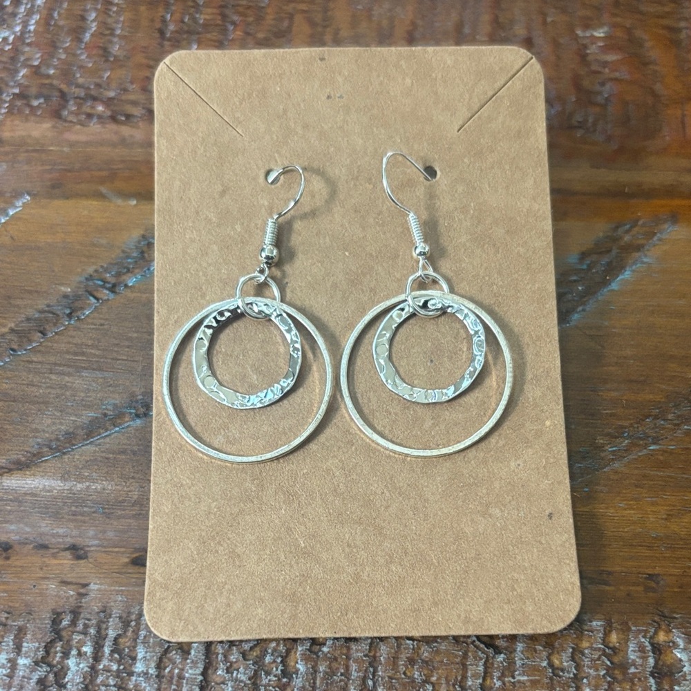 Silver Hoop Earrings